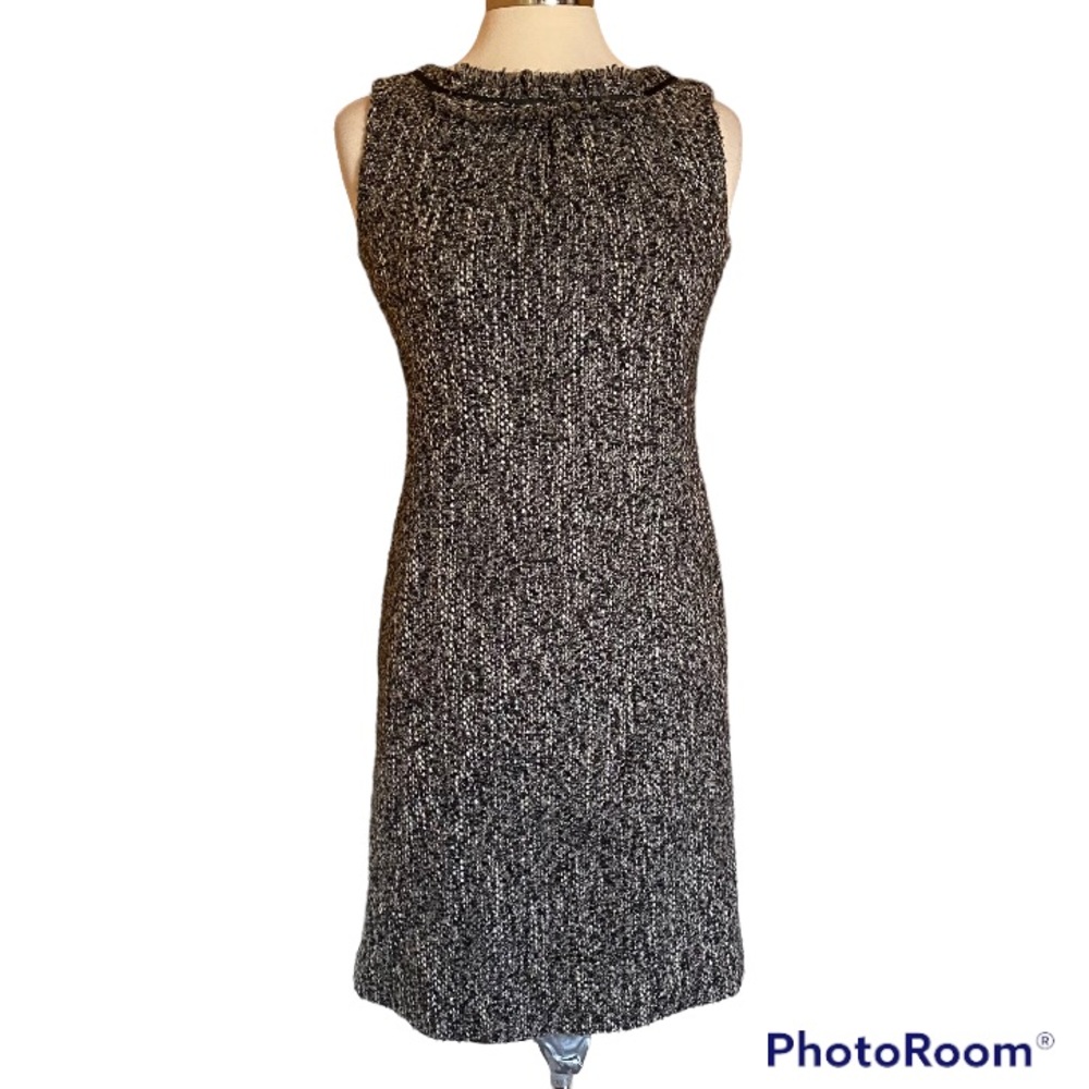 Talbots Tweed Wool Blend Sheath Dress 6